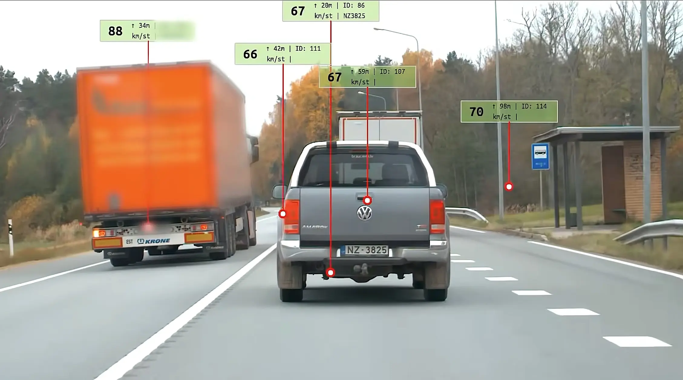 Video Eesti rekkajuhtide tegemistest Lätis