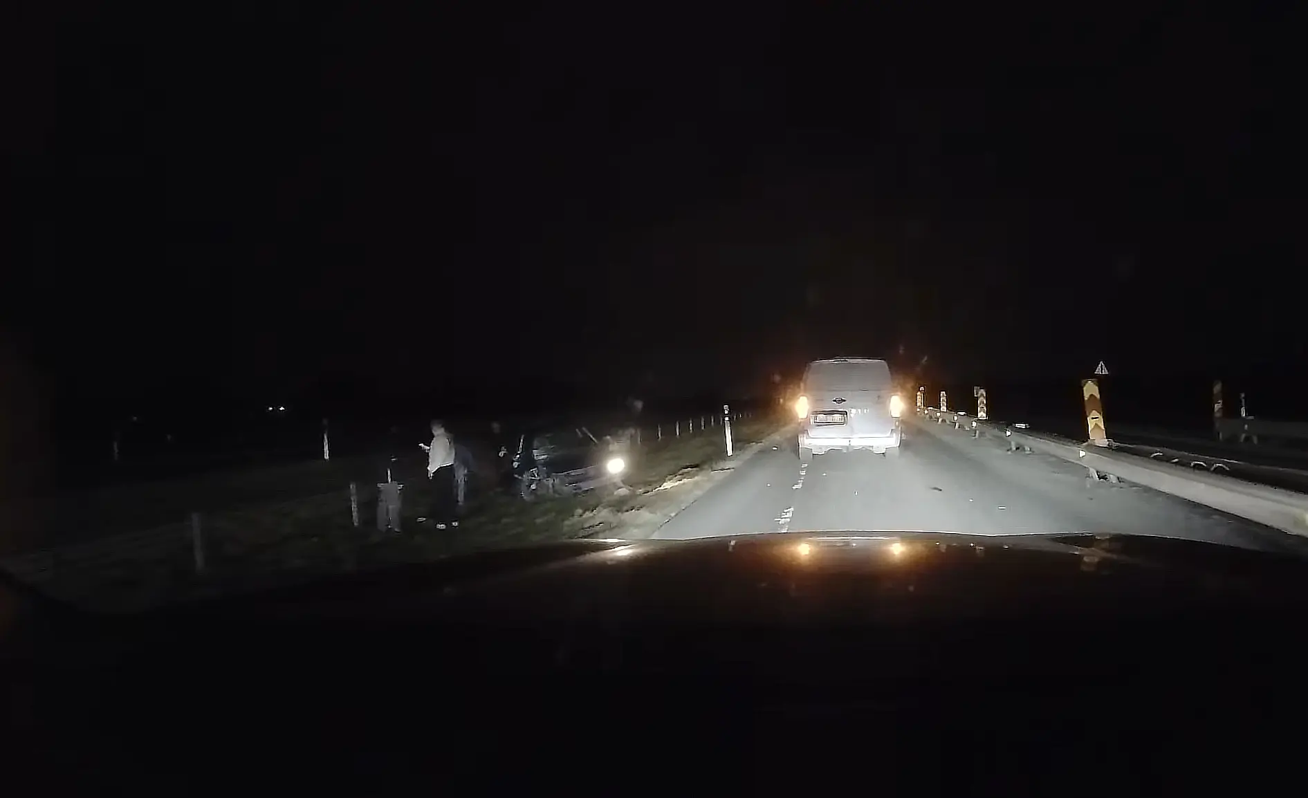 Video õhtusest avariist, milles sai kaks inimest viga