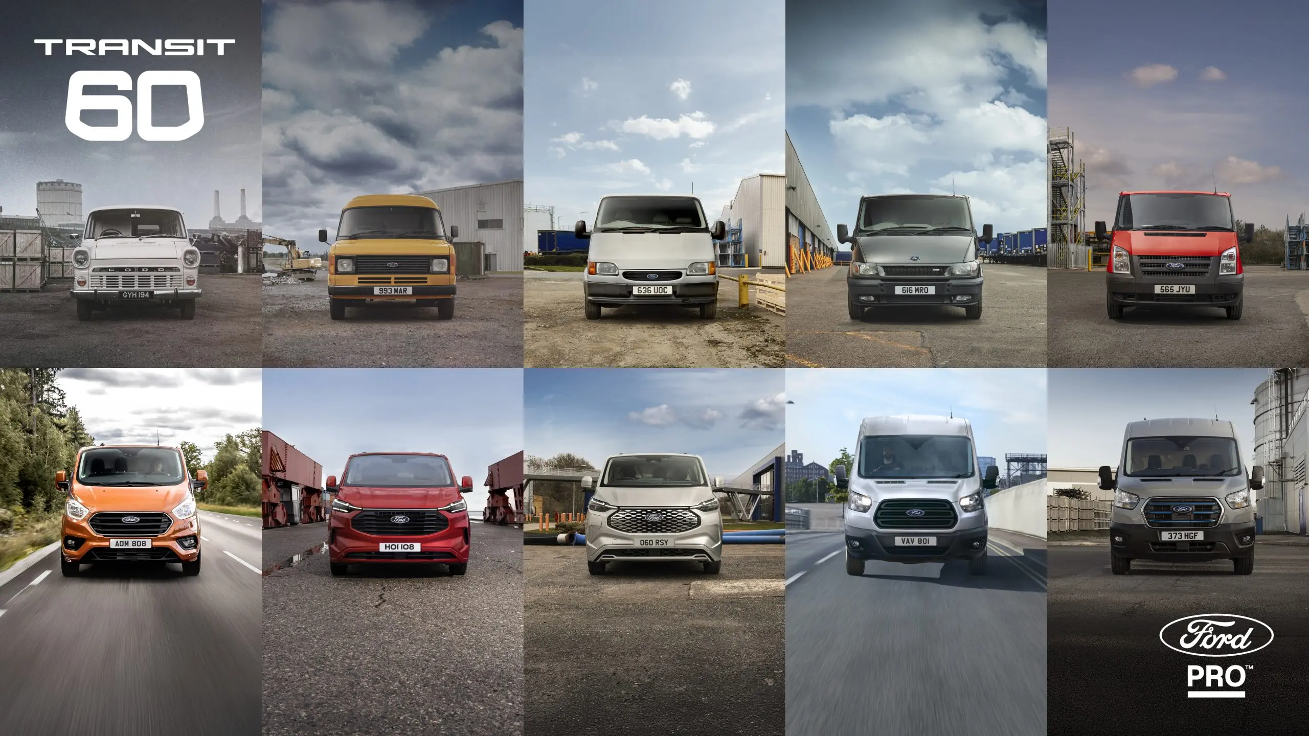 Ford Transit; 60 aastat tootmisliini ja rohkem kui 13 miljonit kaubikut
