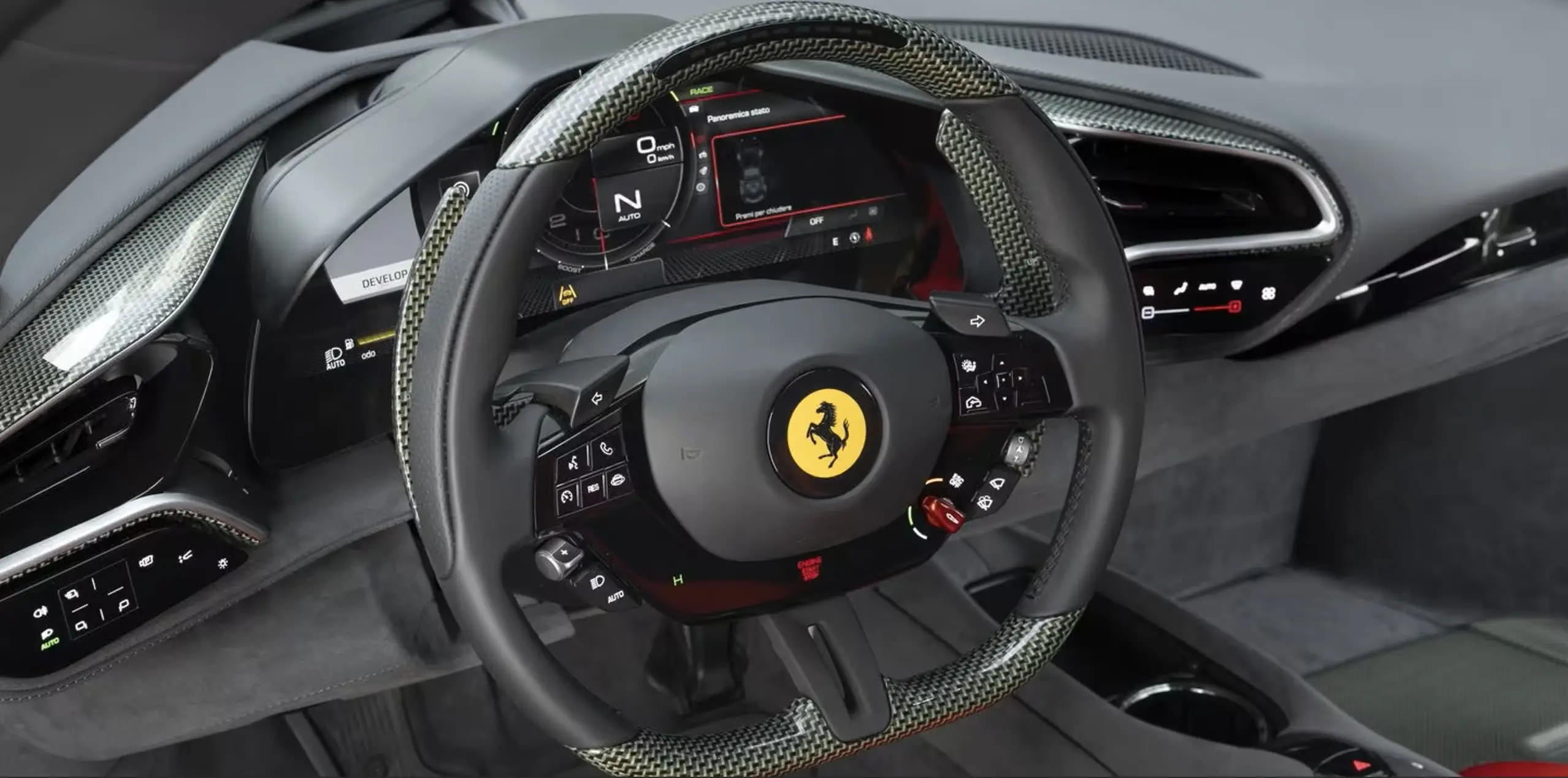 Ferrari tõmbab isejuhtimisele piiri ja kaitseb rooli taga sündivat emotsiooni