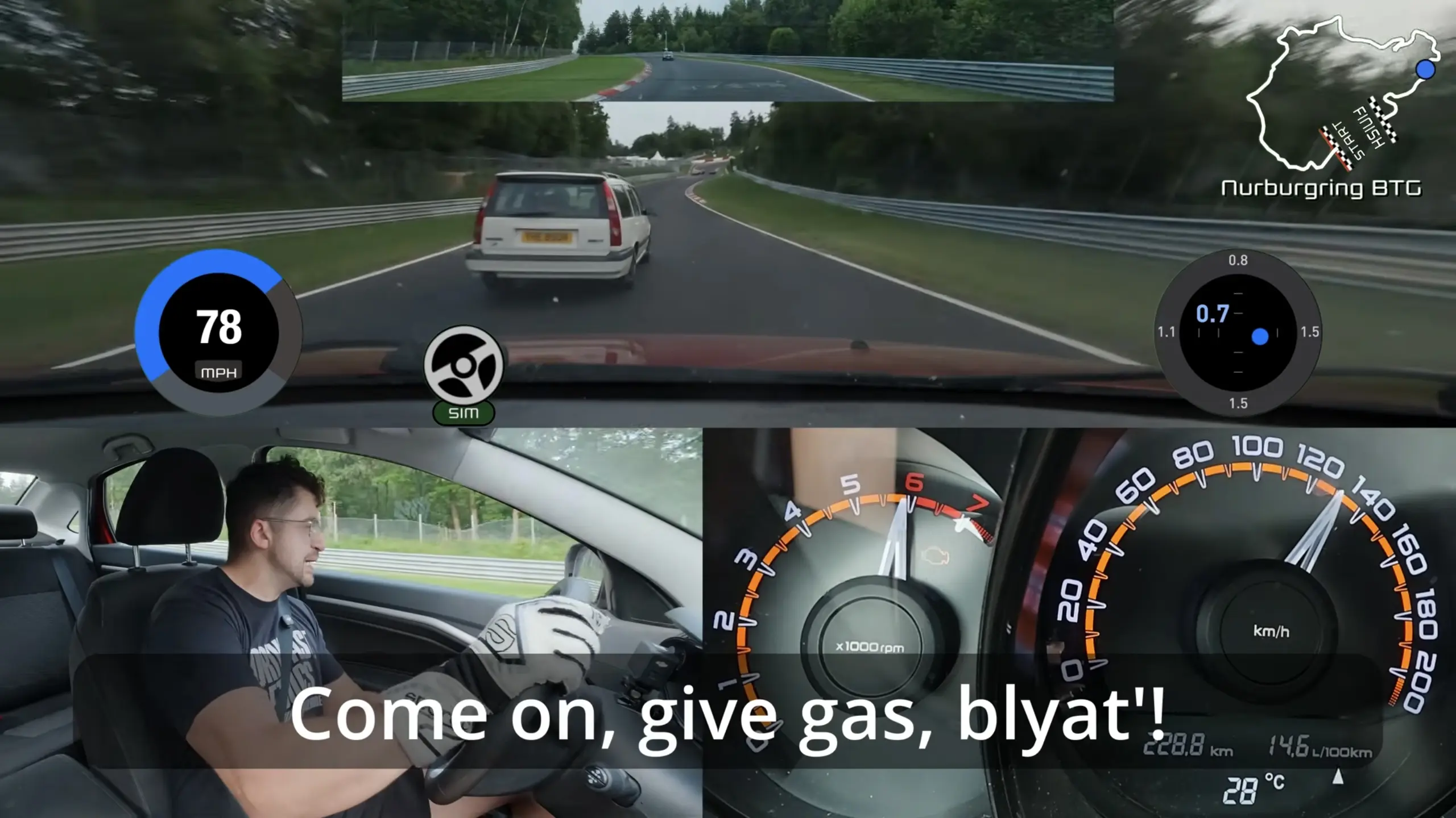 Vene autotööstuse au ja uhkus jõudis Nürburgringile