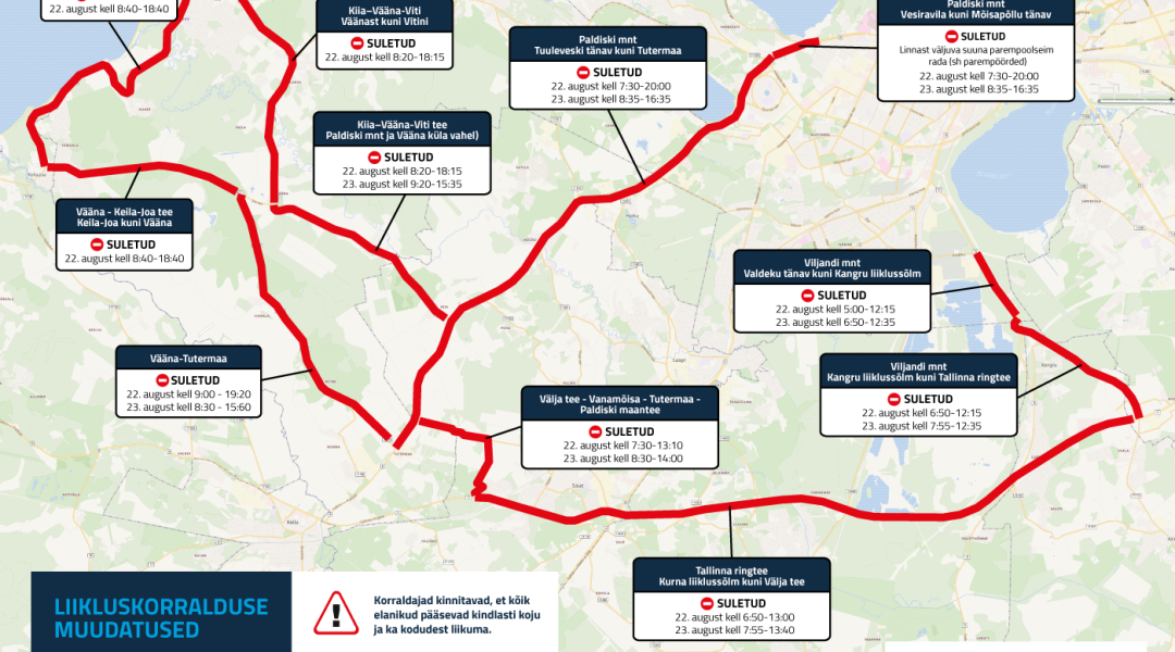 Ironman Tallinn toob nädalavahetusel kaasa suured liiklusmuudatused: vaata sulgemiste aegu