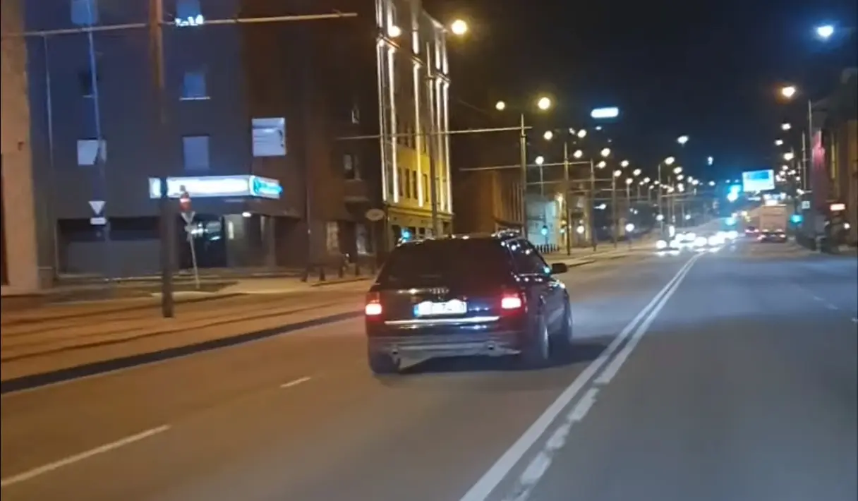 Tallinnas Tartu maanteel toimub õhtusel ajal kummalisi asju