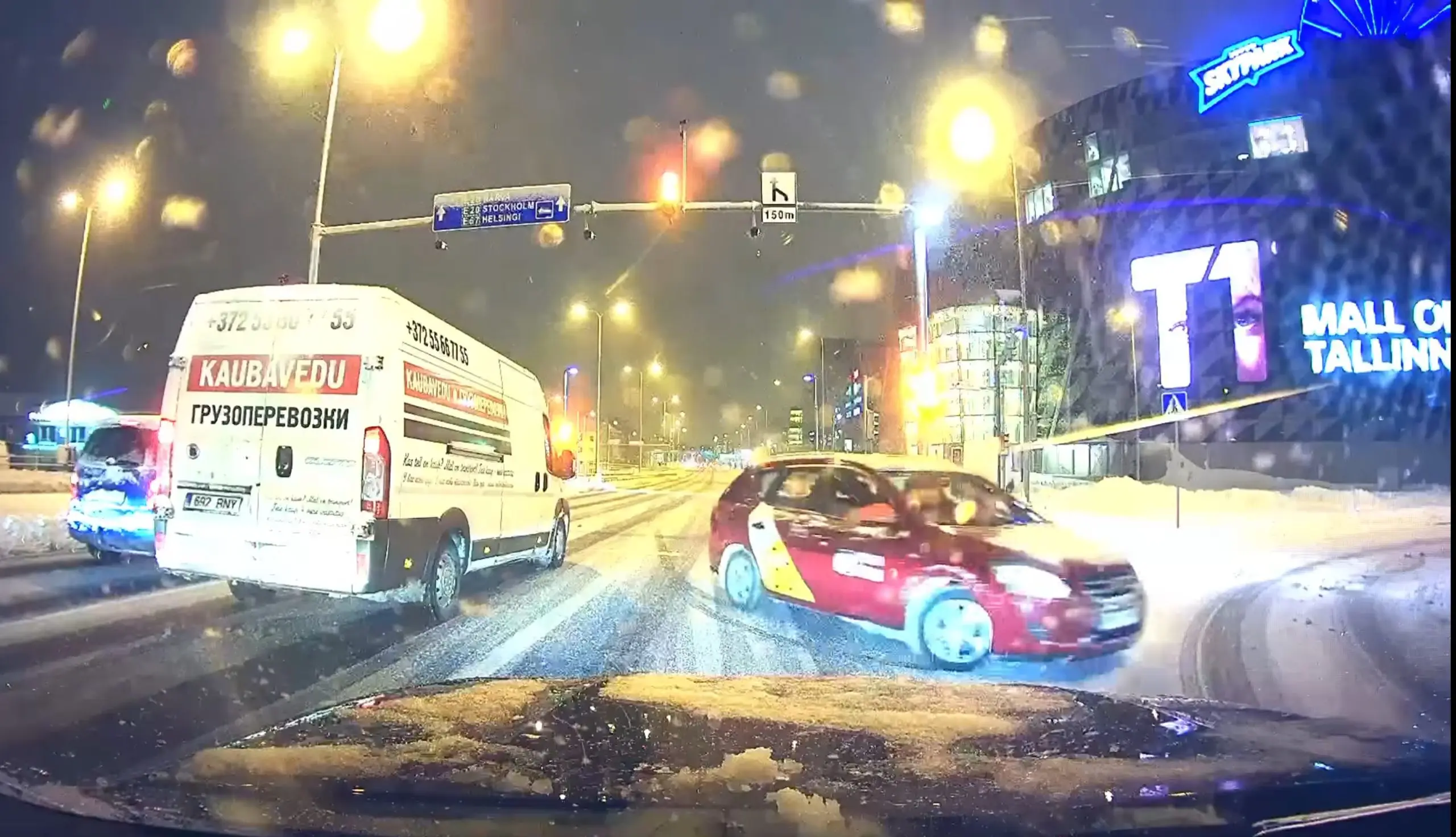 Taksojuht sooritas superulja manöövri