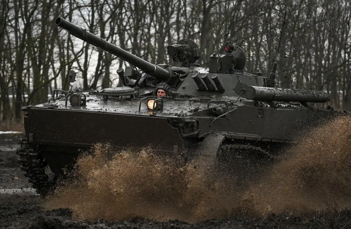 Ukrainas ärandati vene okupantidelt tank