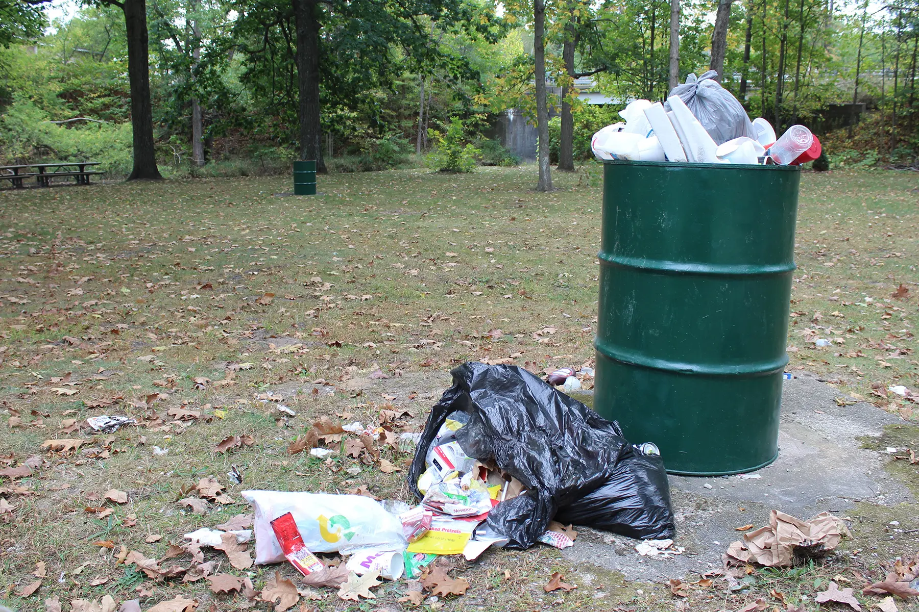 Maanteede äärsed parklad saavad korralikud prügikastid