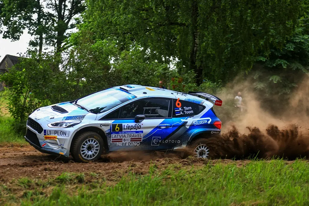 Ken Torn - Andrus Toomile ERC Rally Liepājalt absoluudi neljas koht