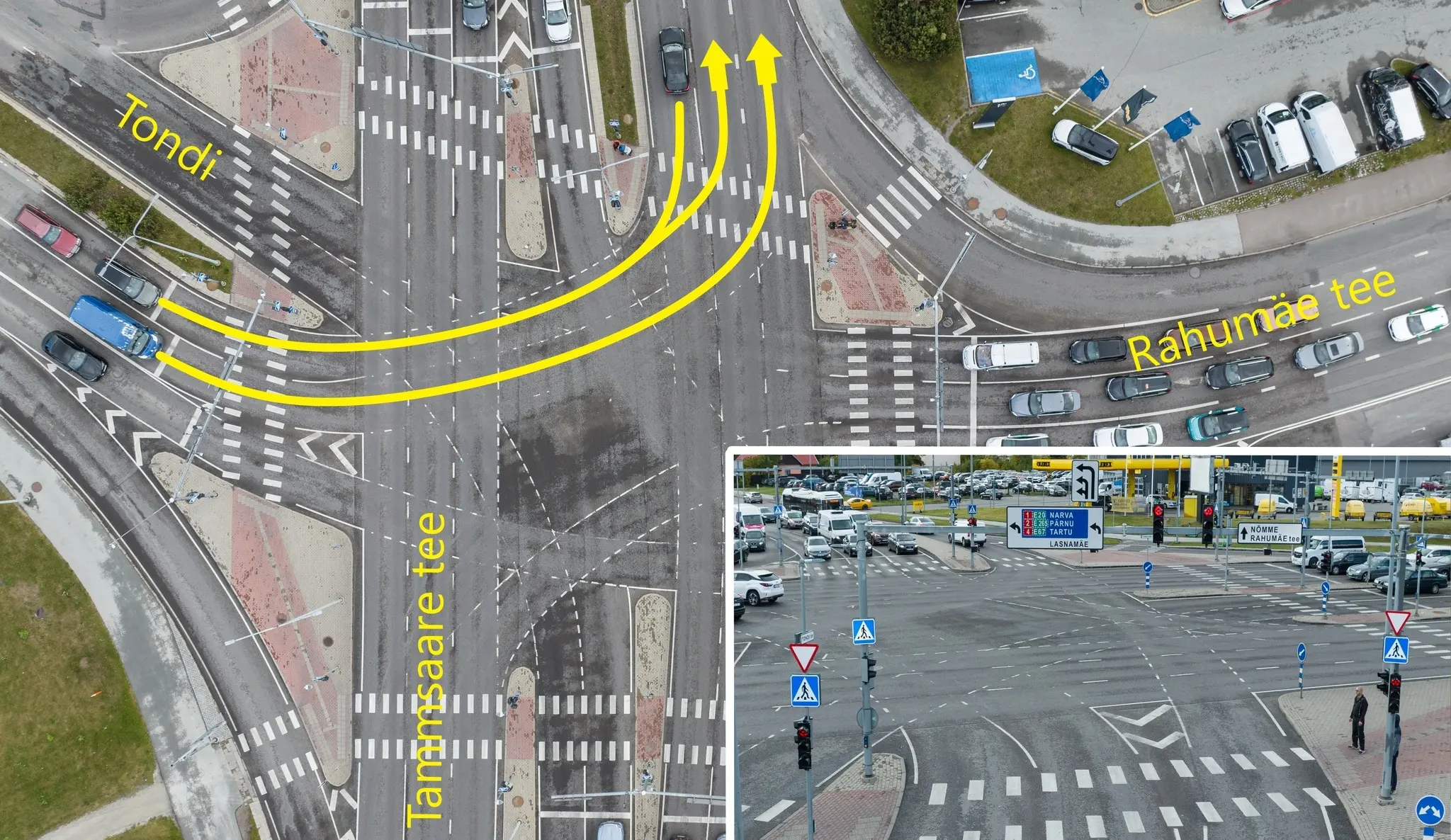 Kes veel ei oska Tondi ristmikul vasakpööret sooritada, palun, siin on juhised