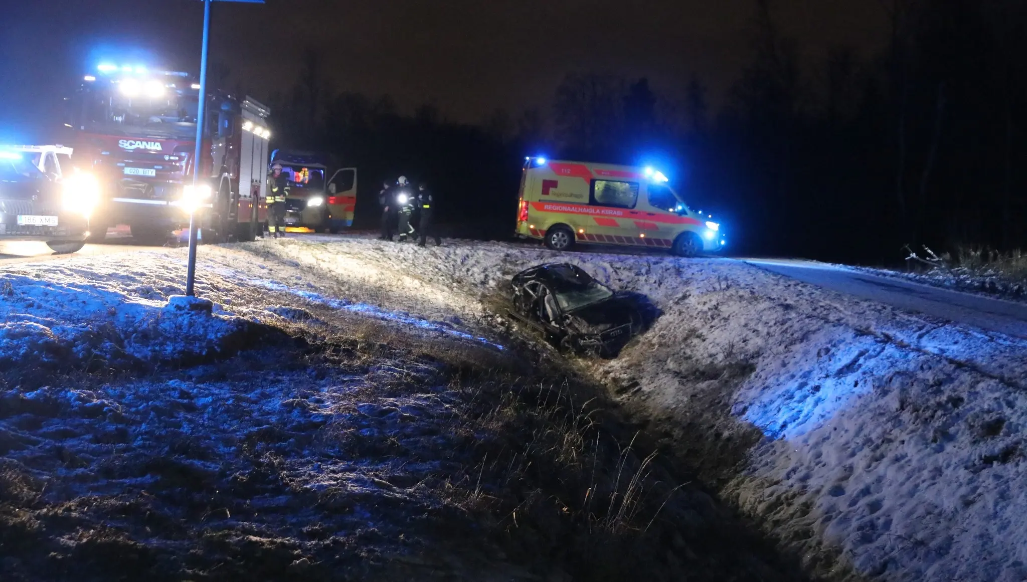 Tallinn-Tartu maanteel juhtus suur avarii. Tee liiklusele suletud!