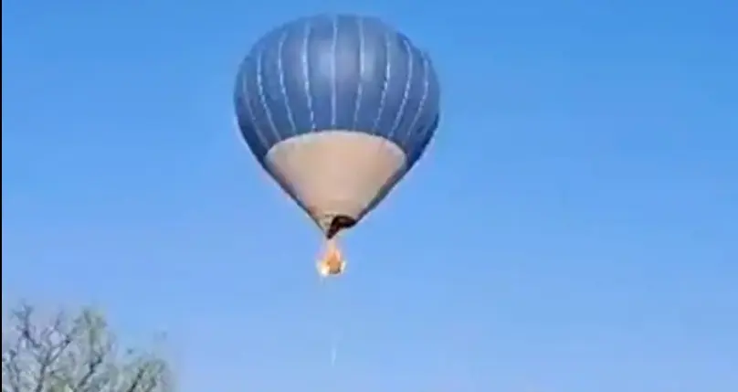 Jube õnnetus õhupalliga