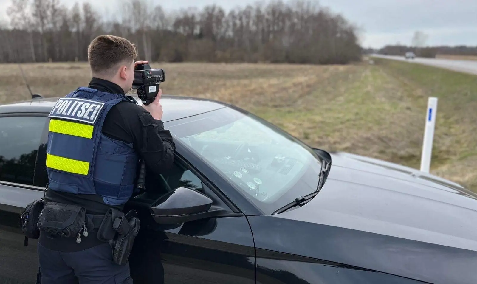 Narva lähedal tabati 150 km/h kihutanud autojuht