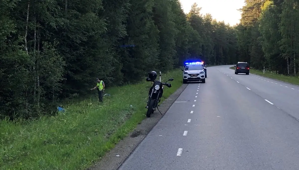 Loksa lähedal toimus ränk liiklusõnnetus mootorratturiga