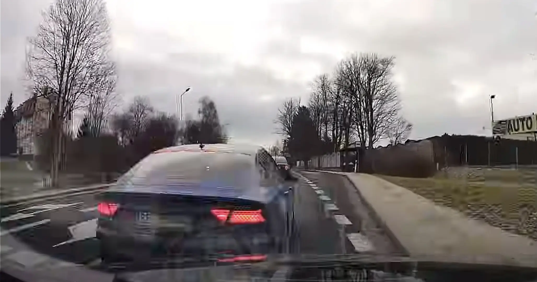 Audi keeras selga ja seejärel põgenes sündmuskohalt