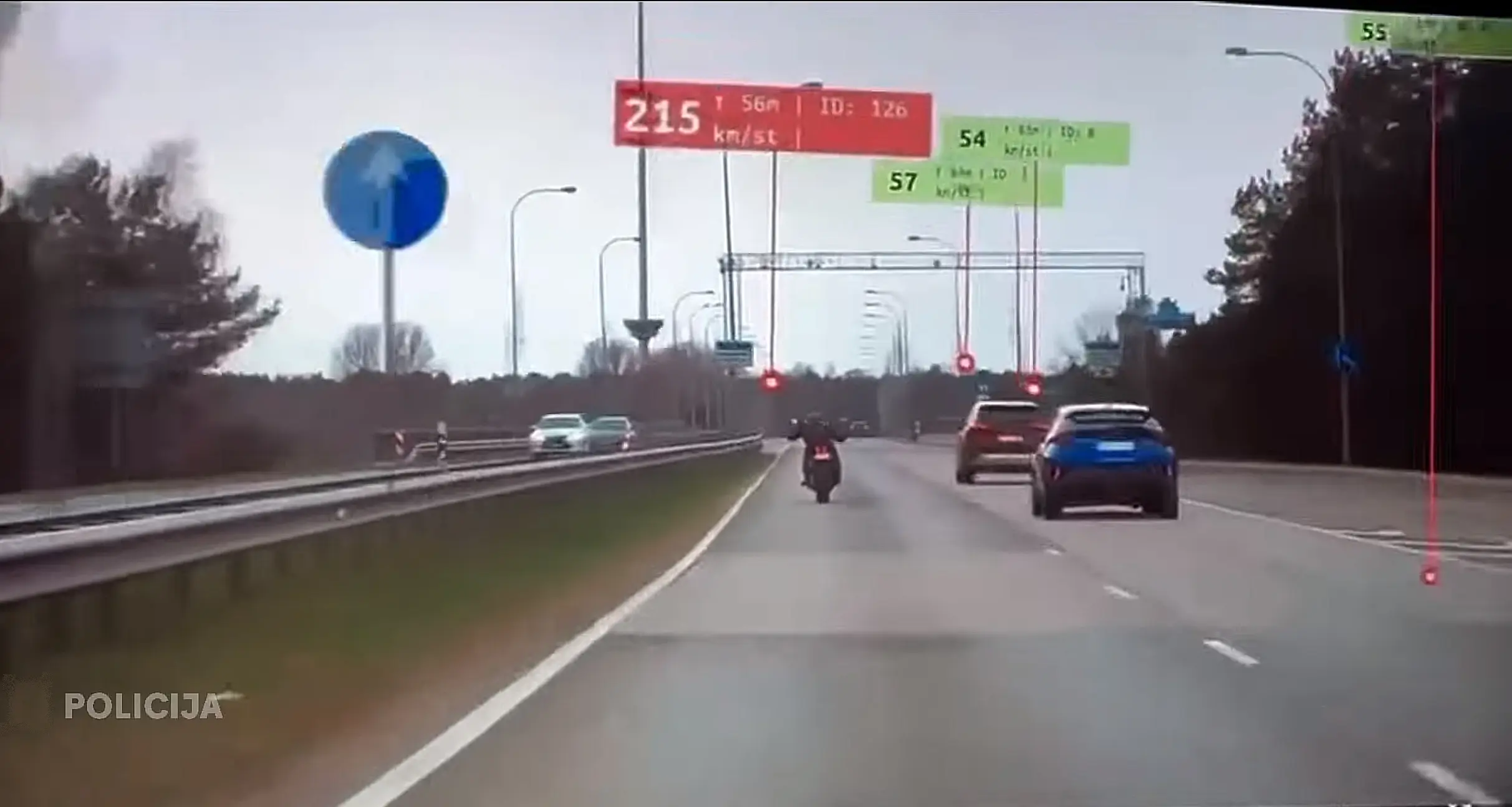 Politseinikud püüdsid üle 200 km/h kihutanud mootorratturit