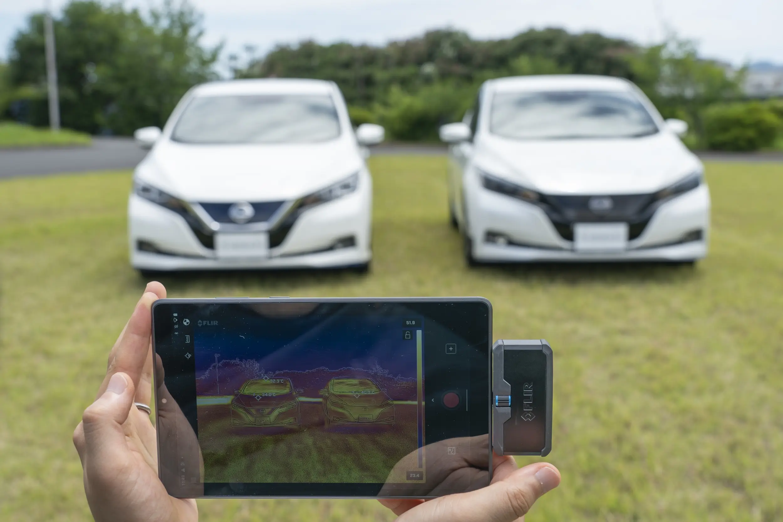 Nissan katsetab innovaatilist jahutavat värvitehnoloogiat